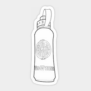 Dom Bottle - Black Sticker